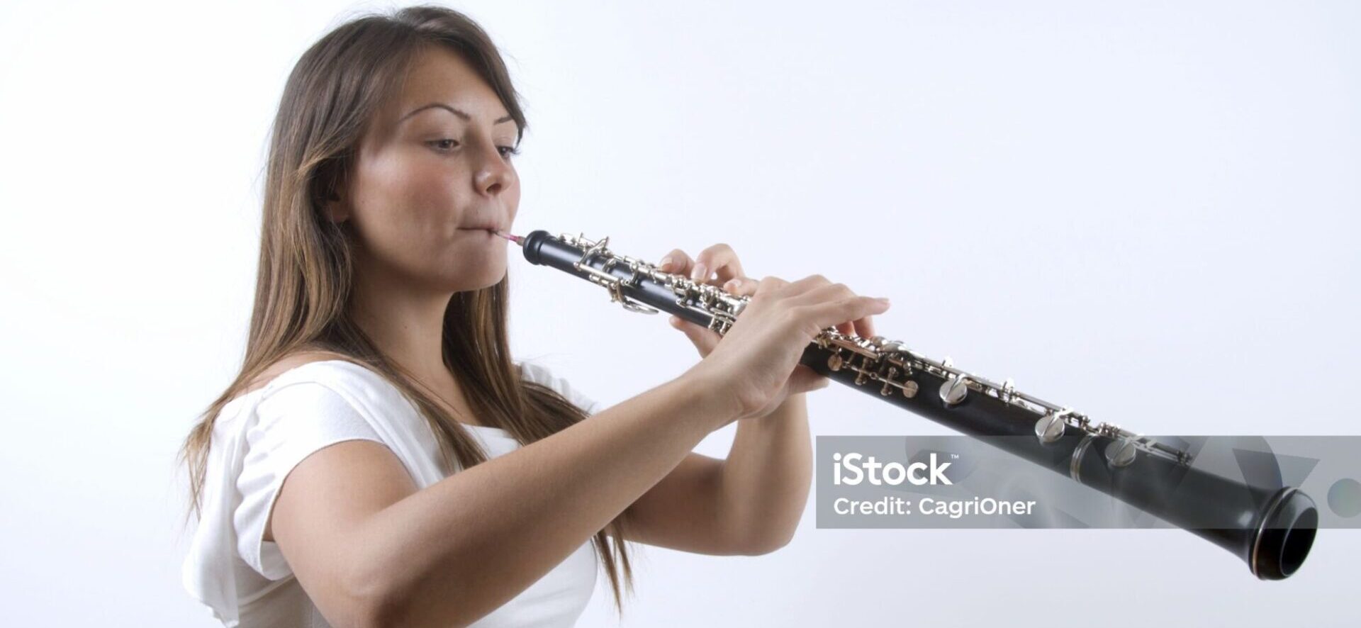 Young oboist is working hard to become a maestro.